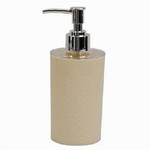 Cleafe-dispenser Sapone Liquido Bagno Per Lavandino Beige Accessori Arredo Bagno 79789 -