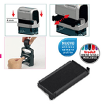 TRODAT Blister da 3 tamponi 6/4915 nero Trodat