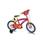 Cicli Roveco Bici da Bambino 16'' Sprint con Borraccia Grigio-Rosso