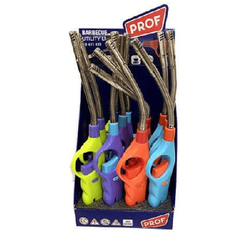 Trade Shop Traesio-set 12 Pezzi Accendino Accendigas Prof Hake Flex Bi-color Flessibile 40411499 -