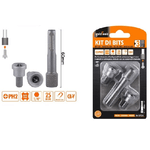 Kaela-kit Di Bits Inserti Per Avvitatore 2pz Da 25mm Ph2 + 1pz Da 60mm Magnetico 57254 -