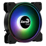 VENTILATEUR DE BOITIER AEROCOOL SATURN 12F A RGB 12CM (NOIR)