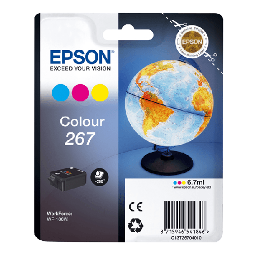 EPSON-Epson---Cartuccia-ink---267---C-M-Y----C13T26704010----67ml