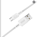CROWN CAVO USB MICRO USB DATI E RICARICA 1MT 2A BIANCO CMCU-003M