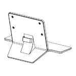 Display del tavolo LG ST-43HT per LG One: Quick Flex 43HT3WJ 109.2 cm 43 pollici