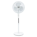 Ventilatore da Terra Muvip - 40cm - 45w - Base Rinforzata - 3 Velocità - Colore Bianco