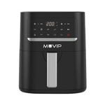 Muvip Friggitrice ad Aria Calda 4.5L 1600W Touch Screen - 10 Programmi Preimpostati - Cucina con l'80% di Grassi in Meno