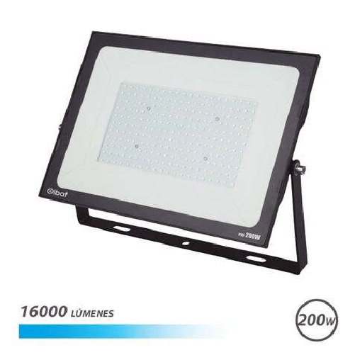 Elbat LED Focus Suer Seri Slim 200W 16000LM - 6500K Luce Fredda - Adatto per esterni