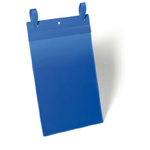 DURABLE Buste identificative - con fascette di aggancio - A4 verticale - blu - Durable - conf. 50 pezzi