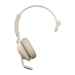 Jabra Evolve2 65, UC Mono Auricolare Wireless A Padiglione Ufficio USB tipo A Bluetooth Beige