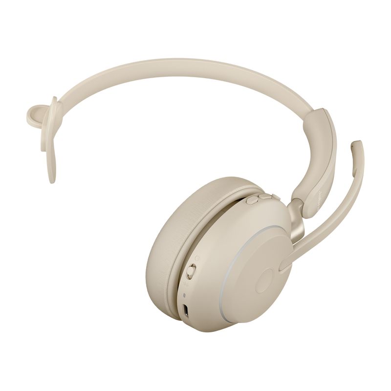 Jabra-Evolve2-65-UC-Mono-Auricolare-Wireless-A-Padiglione-Ufficio-USB-tipo-A-Bluetooth-Beige