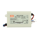 Led Driver CC MeanWell APC-25-350 Trasformatore 350mA 25V-70V DC 25W Corrente Costante IP42