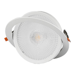 V-TAC PRO VT-2-30 faretto led 30W cob chip samsung incasso rotondo bianco orientabile 4000K + driver - SKU 846