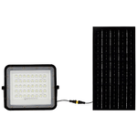 V-TAC Kit pannello solare con proiettore 800 lumen 4000K 3metri di cavo batteria sostituibile VT-80W - 7824