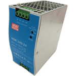 Sconosciuto MEAN WELL Original NDR-240-24 24 V 10 A meanwell NDR-240 24 V 240 W single - produzione industriale DIN - alimentazione