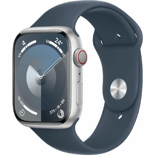 Apple-Watch-Series-9-45-mm-Digitale-396-x-484-Pixel-Touch-screen-4G-Argento-Wi-Fi-GPS--satellitare---APPLE-WATCH-SERIES9