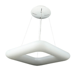 LEDLUX Lampada Led A Sospensione Moderno Quadrata CCT 460X460mm 40W Dimmerabile Telecomando 3 In 1 SKU-3962