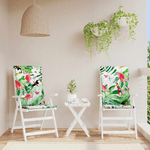 vidaXL Cuscini per Sedie 2 pz Multicolori 120x50x3 cm in Tessuto
