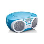 Lenco SCD-200 Radio FM con lettore CD-MP3 e Porta USB Blu