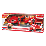 Rs Toys PLAYSET POMPIERI SQUADRA EMERGENZA 2 VEICOLI - 10761