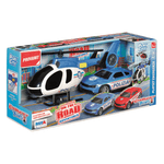 Rs Toys PLAYSET EMERGENZA POLIZIA AUTO E ELICOTTERO - 11629