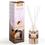 Prady Mikado Mysterious Palo Santo Deodorante per ambienti - Bottiglia di vetro da 100 ml e bacchette diffusore