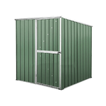 Box in Acciaio Zincato 175x185cm x h1.92m - 70KG - 2,92mq casetta attrezzi da giardino - VERDE