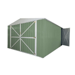 Garage giardino 360x514cm x h2.32m - 320KG - 18,5mq  Box in Acciaio Zincato - VERDE