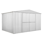 Box attrezzi giardino 360x260cm x h2.12m - 130KG - 9,36mq in Acciaio Zincato - BIANCO