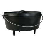 Lodge, Casseruola pensile con Coperchio in Ferro, Nero (Schwarz), 9,5 l