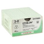 Sutura Monofilamento Ethicon Ethilon - 3-0 Ago 19 Mm conf. 36 pz.