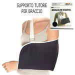 Trade Shop Traesio-reggibraccio A Bustina Cinghia Regolabile Tutore Supporto Sostegno Gesso Braccio -