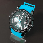 Trade Shop Traesio-orologio Da Polso Benchi D9652a Uomo Analogico Quarzo Sportivo Azzurro -