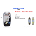 Maxtech-lampadine Posizione Maxtech Sv8.5-3528 31mm 12v 6led Lampadine Ultra Luminose 6000k -