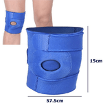 Trade Shop Traesio-fascia Elastica Da Ginocchio Ginocchiera Per Terapia Dolore Knee Support Blu -