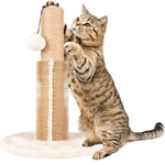 Trade Shop Traesio-tiragraffi Gatti Arbre A Chat Sno 1 30 X 30 X 41.5 Cm Con Pallina Spazzole Gomma -