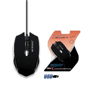 Maxtech-mouse Da Gioco Gaming Per Computer Pc Cavo Usb 2.0 Filo 1.2 Mt Tasti Maxtech M-z014 -