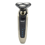 Maxtech-rasoio Ricaricabile Elettrico Professionale Barba A 3 Testine Flottanti Gm-7760 -