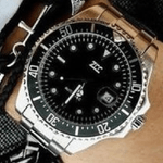 Trade Shop Traesio-orologio Da Polso Uomo Automatico Subacqueo Submariner Acciaio Quadrante Nero -