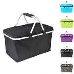 Trade Shop Traesio-cestino Pieghevole Picnic Borsa Termica Ermetica Frigo Con Manico Mare Spiaggia -