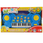 Trade Shop Traesio-tastiera Elettrica Per Bambini Organo Musicale 14 Tasti 8 Canzoni Precaricate -