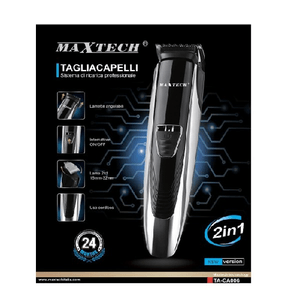 Maxtech-tagliacapelli Rasoio Uomo Professionale Rasatura A Batteria Regolabile Maxtech Ta-ca006 -