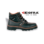 Cofra ® Trade Shop Traesio-scarpe Da Lavoro Polacco Pelle Nero/daino Sint