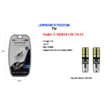 Maxtech-lampadine Di Posizione T10 Maxtech T-103014 12v 24led 6000k Lampadine Ultra Luminose -