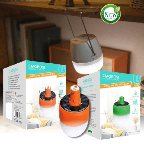 Linq-lampada Multifunzione Portatile Ricarica Solare Led Usb Lanterna Gancio Tx-9638 -