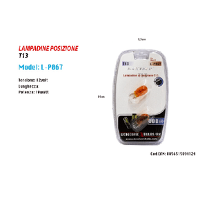 Maxtech-lampadine Di Posizione T13 Maxtech L-p067 12volt 10watt Lampadine Ultra Luminose -