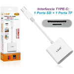 Linq-lettore Di Schede Memory Card Otg 2in1 Interfaccia Type-c Con Porte Sd/tf Ith499 -