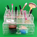 Cleafe-organizzatore Cosmetici Make Up  10258 Espositore Organizer 15 Comparti -