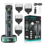 Maxtech-tagliacapelli Professionale Barba Trimmer Ricarica Rapida Con Pettini Guida V671 -