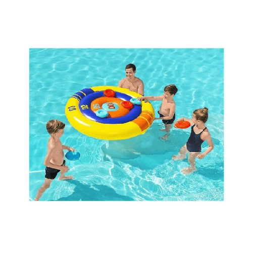 Trade_ox-gioco Galleggiante Gonfiabile Rotondo Disc Champion Frisbee ø140cm Piscina 52566 -